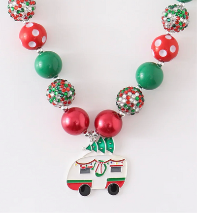 Christmas Camper Necklace