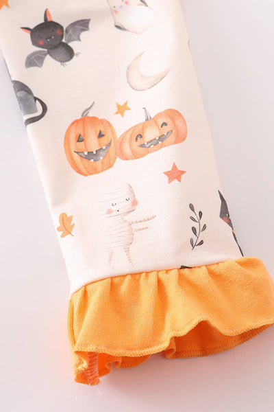 Halloween girl pajamas set