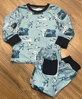 Duck Hunting Dream Pajamas Sibling Set