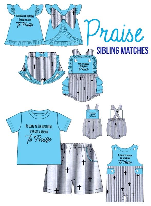 Praise Sibling Matches - Preorder ETA March