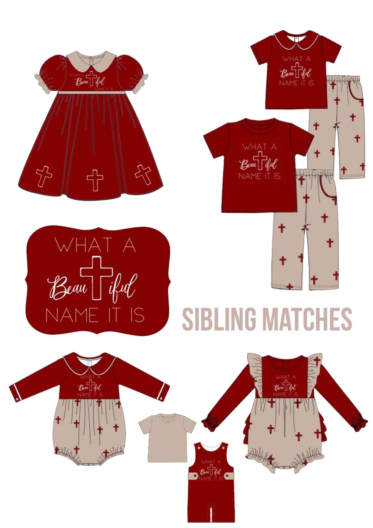 What A Beautiful Name It Is Sibling Matches - EXTRAS ETA November