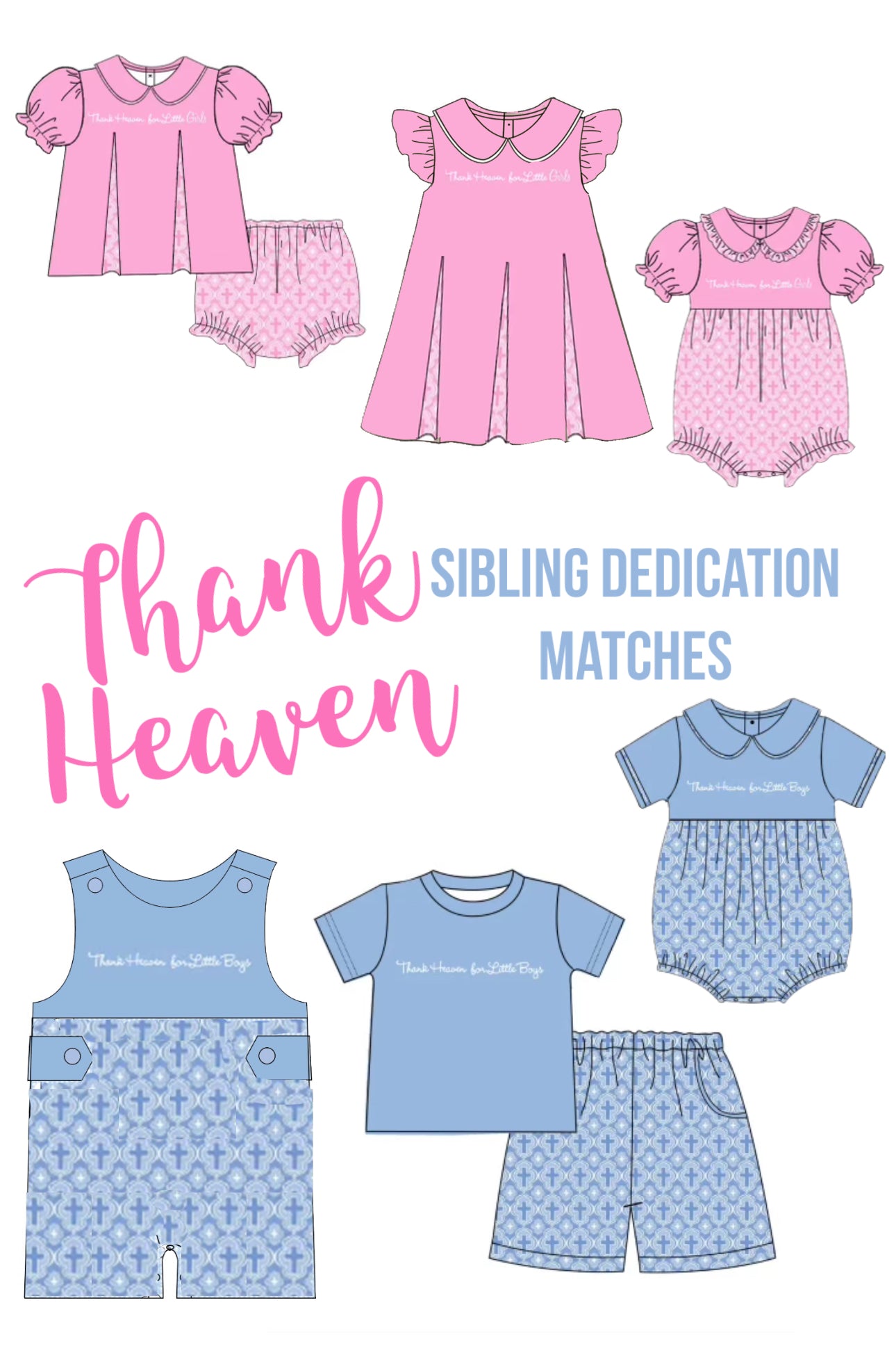 Thank Heaven Dedication Sibling Matches- Preorder ETA January