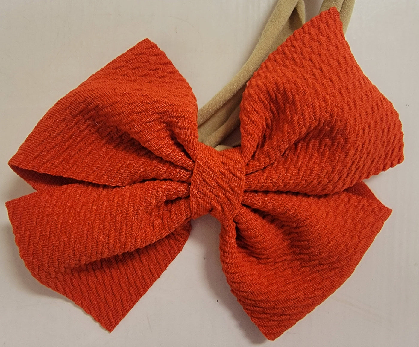 Suede Baby Headband Bow