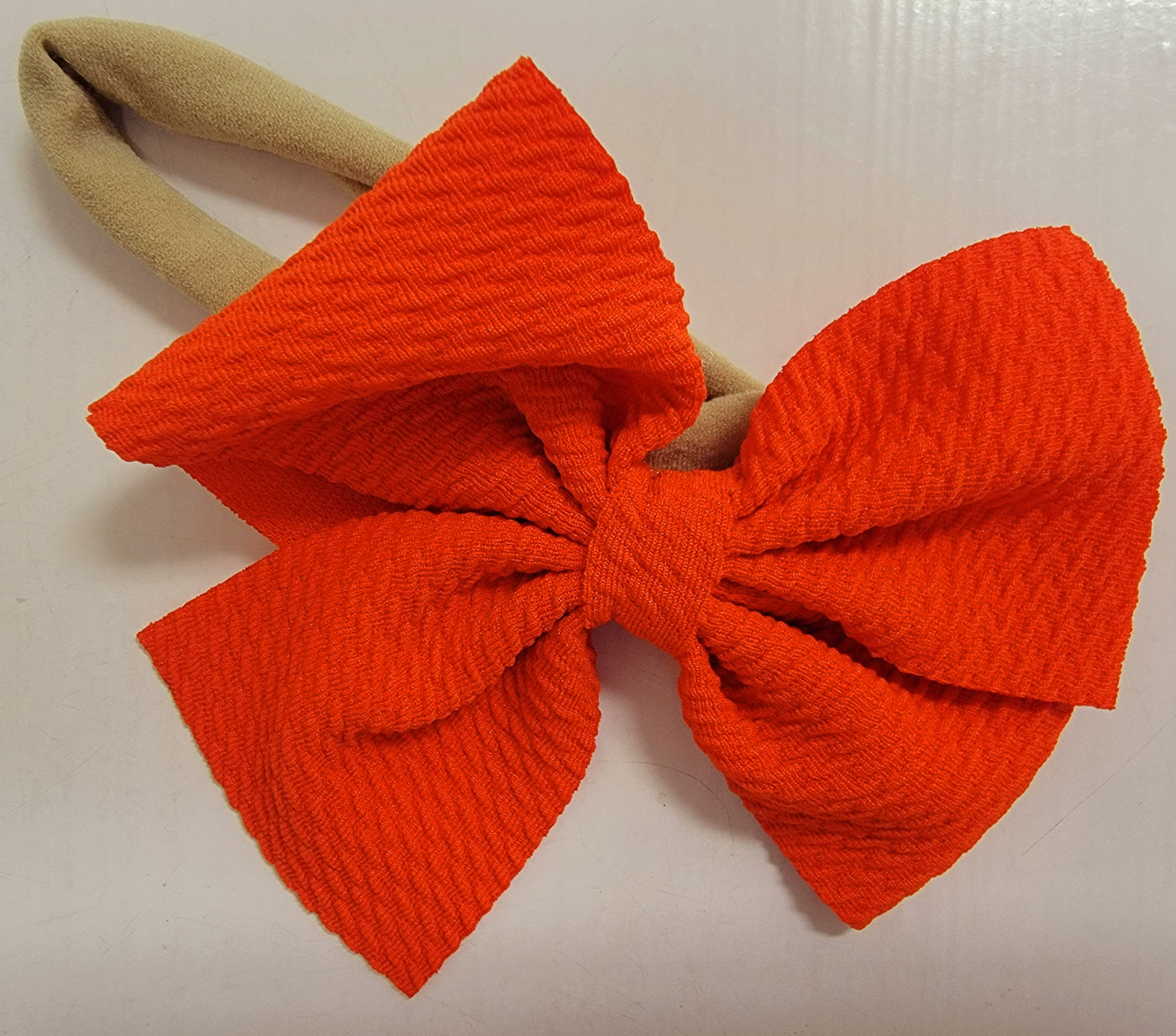 Suede Baby Headband Bow