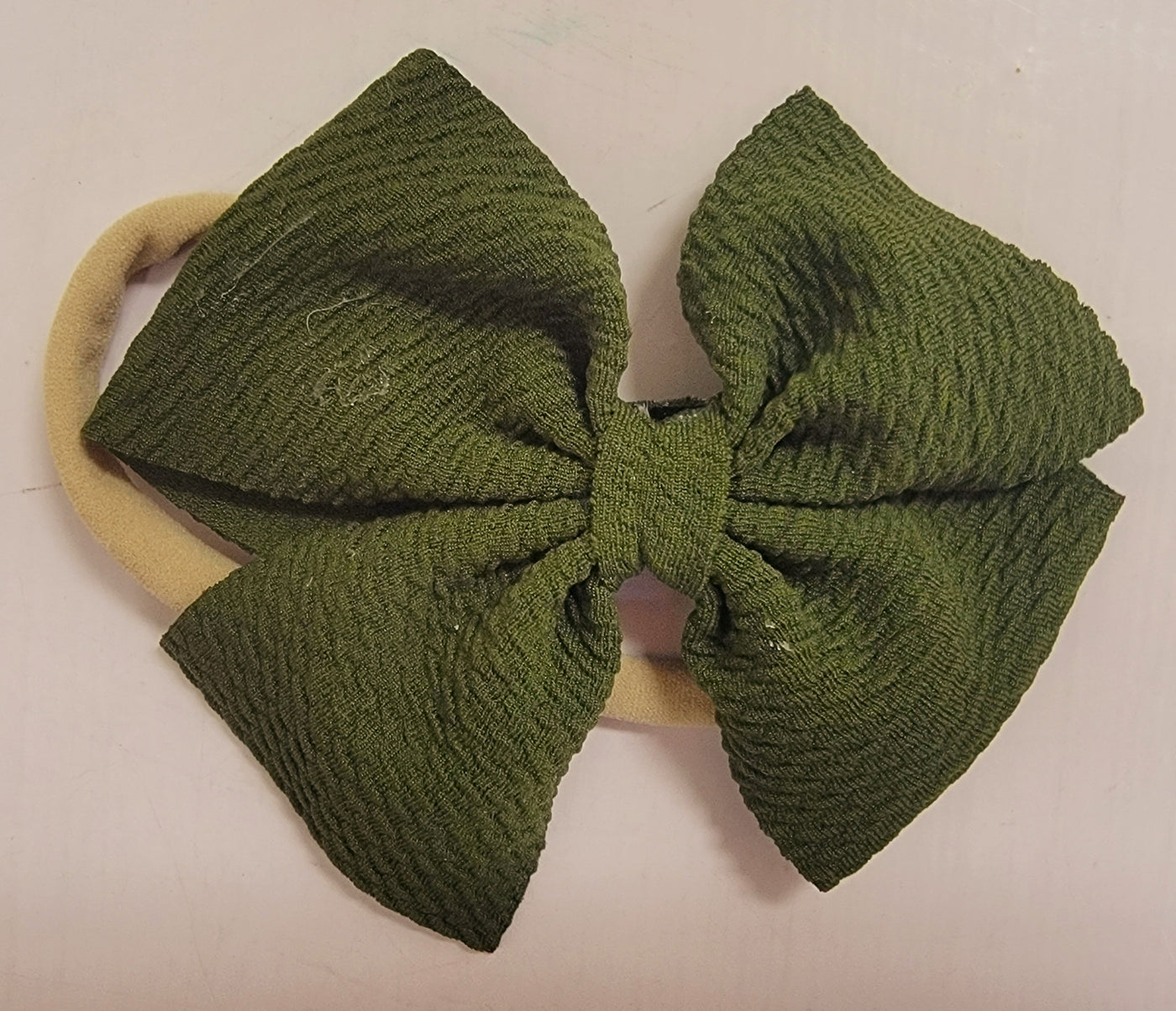 Suede Baby Headband Bow