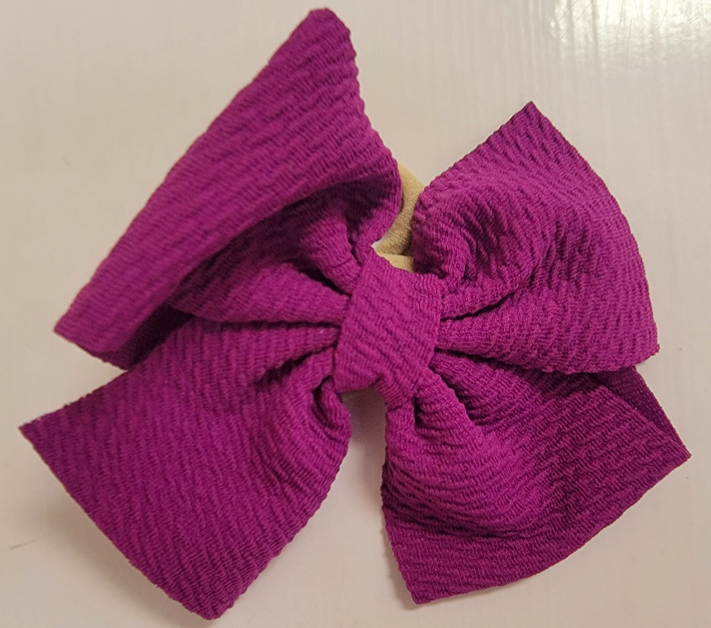 Suede Baby Headband Bow