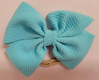 Suede Baby Headband Bow