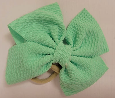 Suede Baby Headband Bow