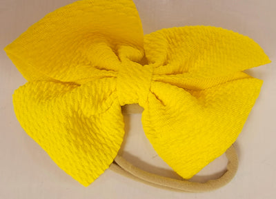 Suede Baby Headband Bow