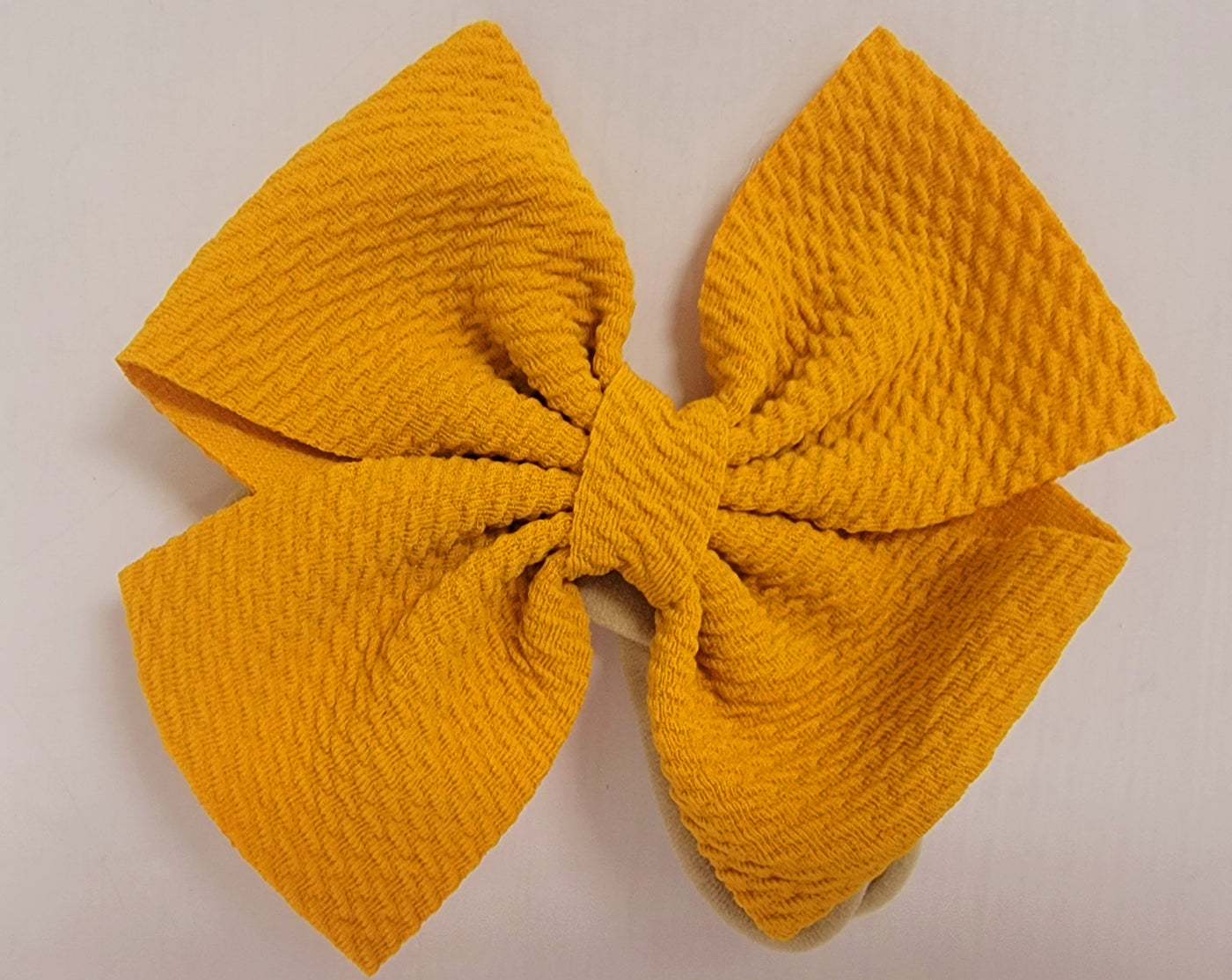 Suede Baby Headband Bow