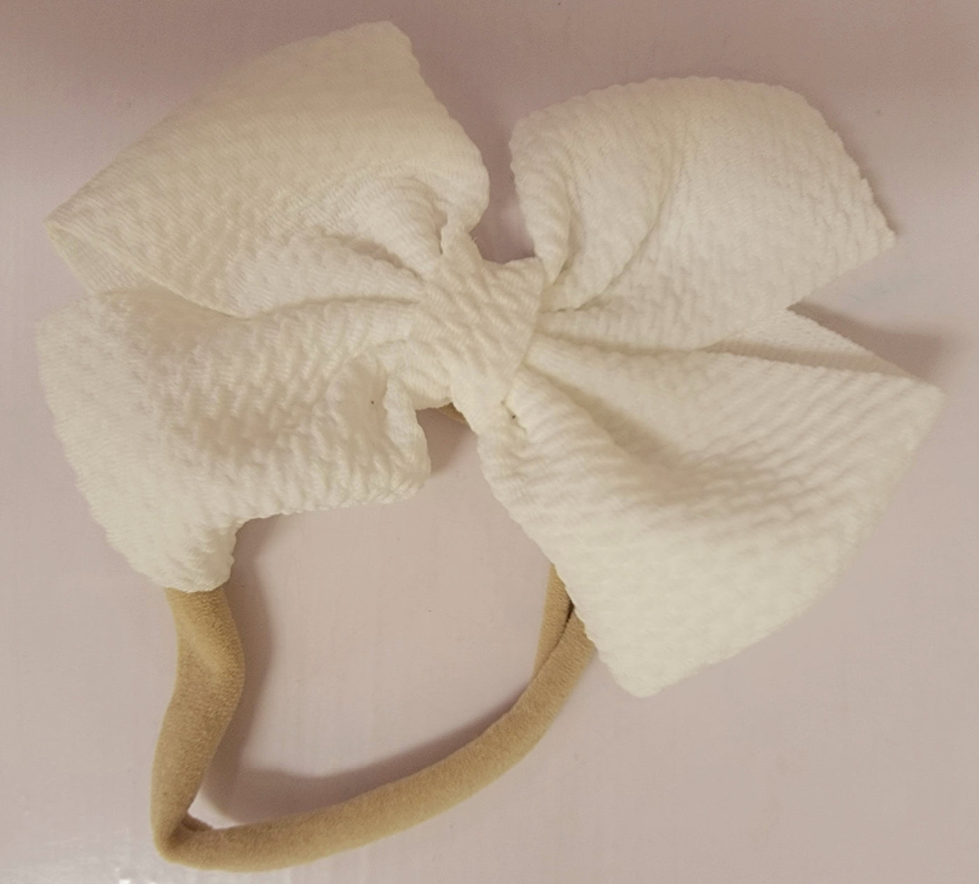 Suede Baby Headband Bow