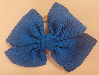 Suede Baby Headband Bow