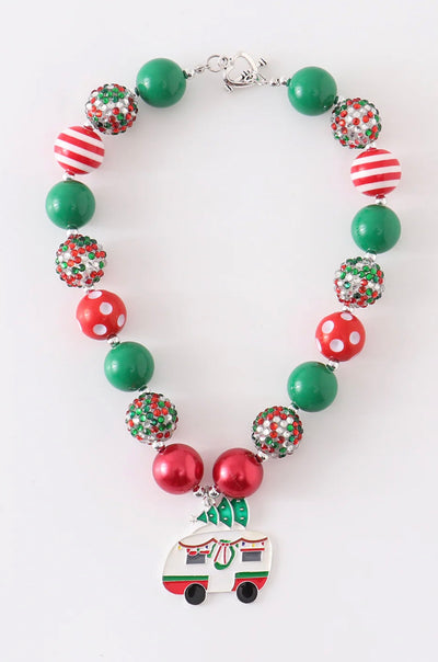 Christmas Camper Necklace