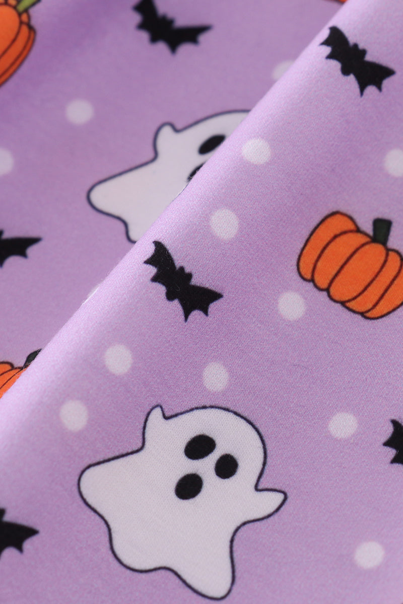 Premium Purple halloween print dress