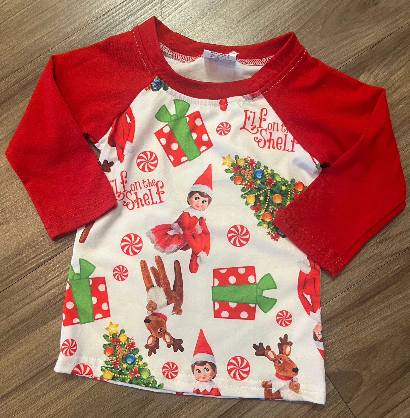 Christmas Elf Raglan Shirt