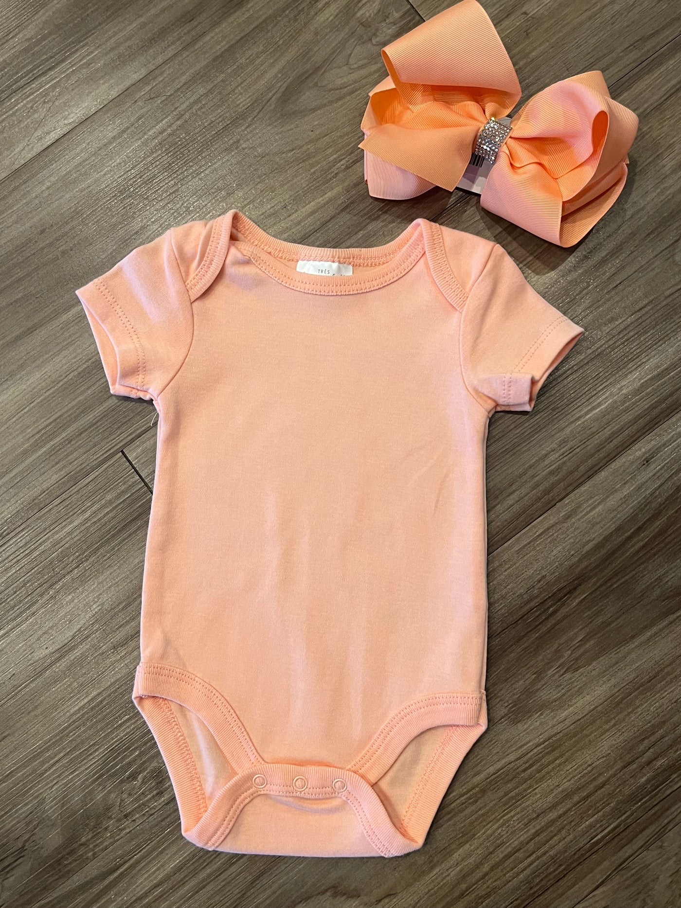 Pima Cotton Onesie - Peach