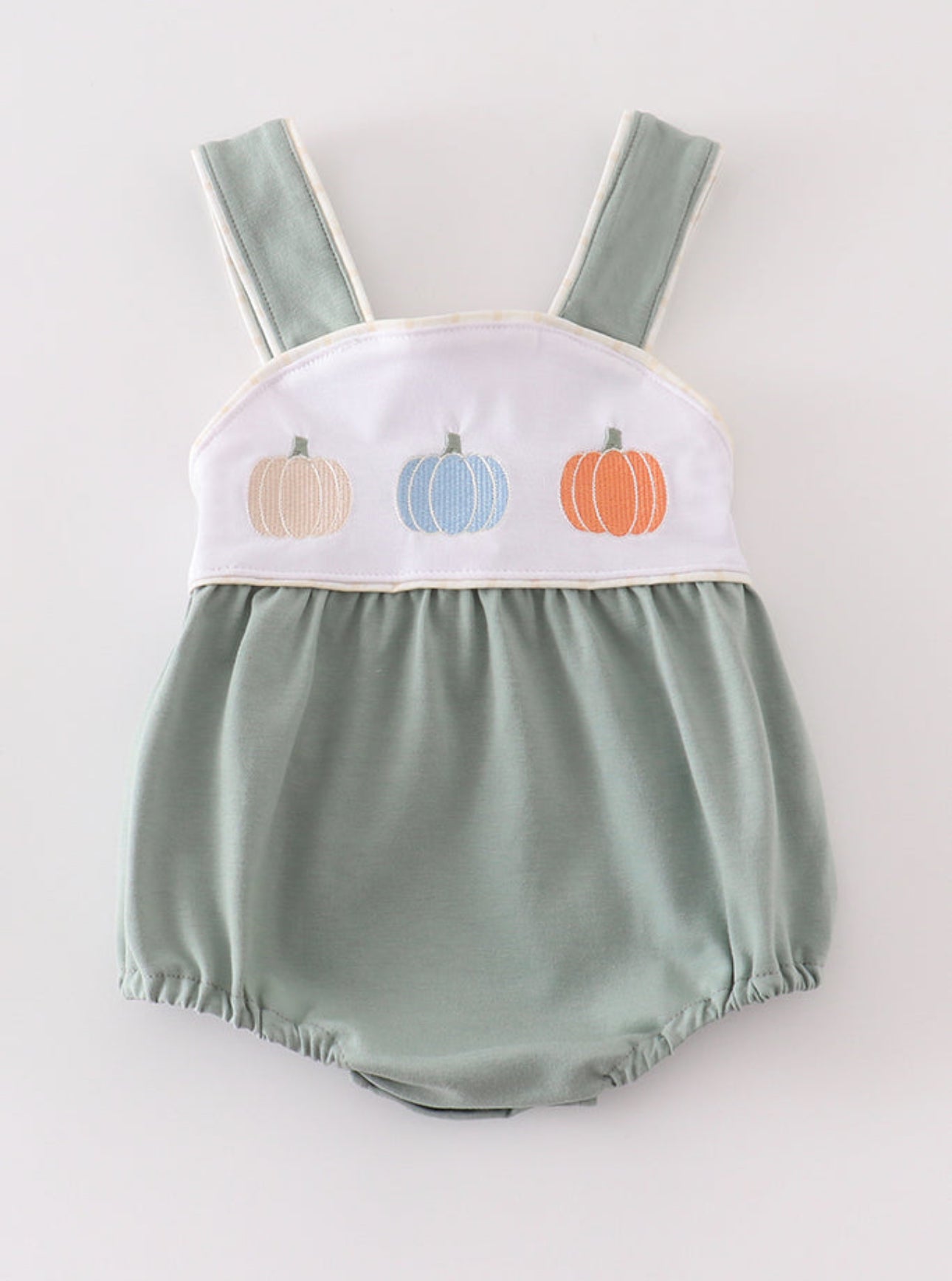 Sage Cornflower Blue Coquette Pumpkin Sibling Set