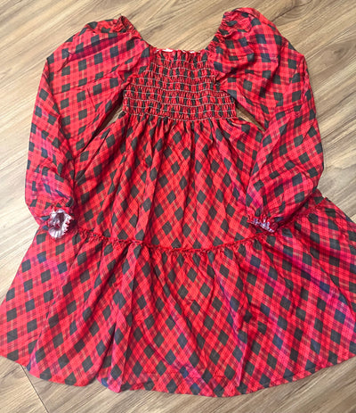 Christmas Plaid Smocks