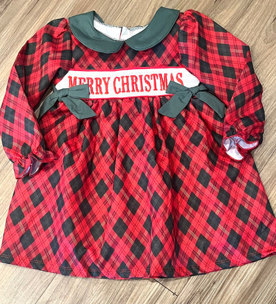 Christmas Plaid Smocks