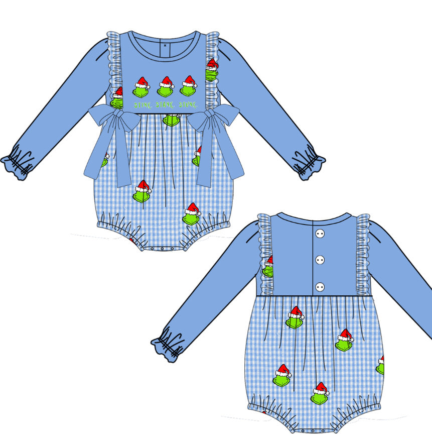 French Knot Grinch - Preorder ETA Late October