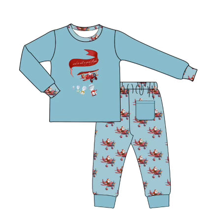 Flying Santa Pajamas - Preorder ETA Late November