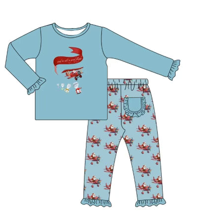 Flying Santa Pajamas - Preorder ETA Late November