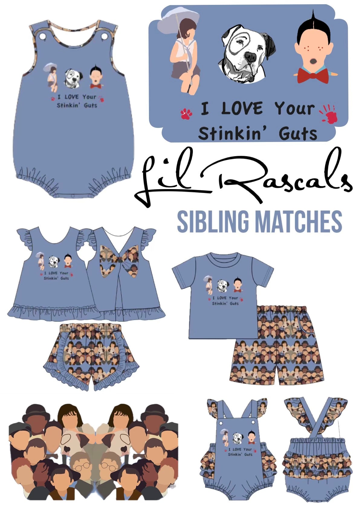 Lil Rascals Sibling Set- Preorder ETA January