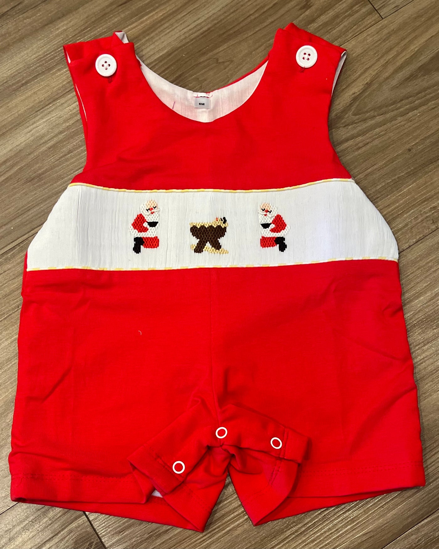 Kneeling Santa Smocked Collection