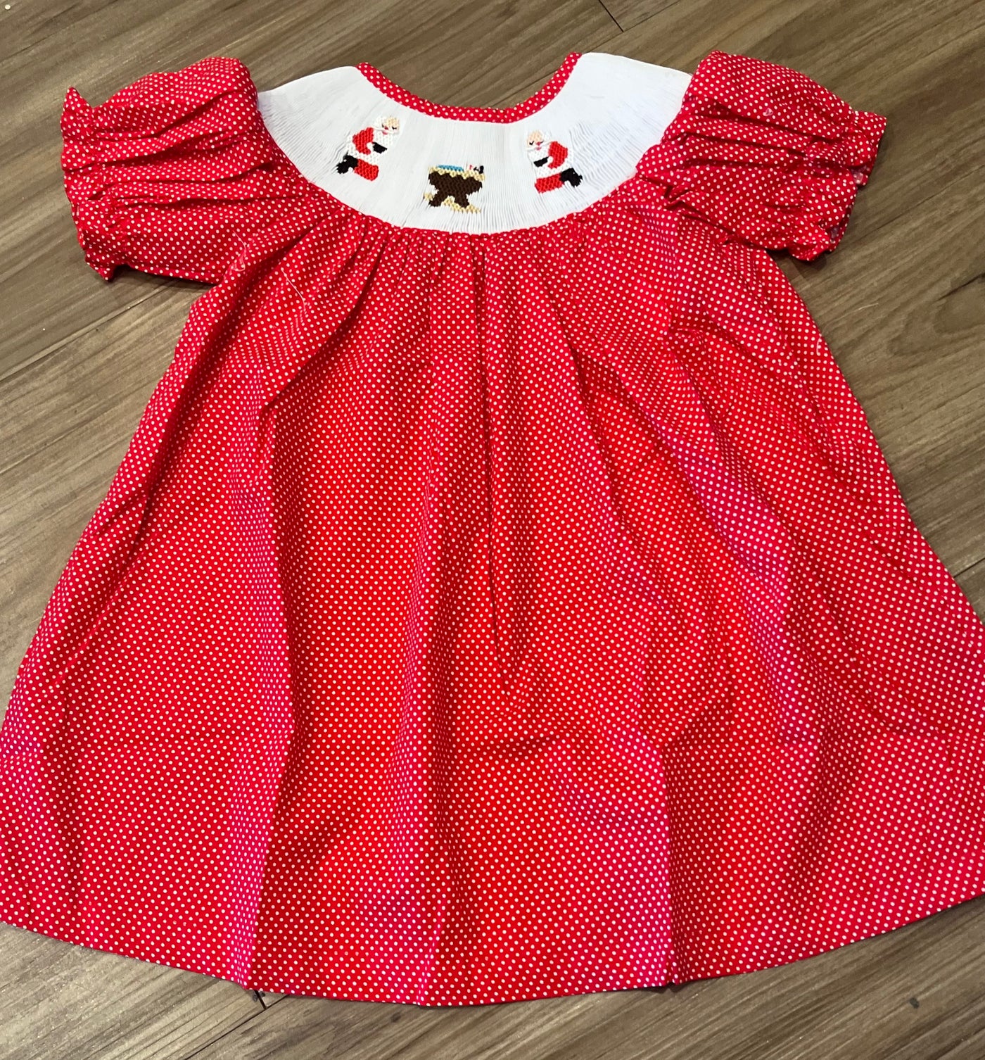 Kneeling Santa Smocked Collection