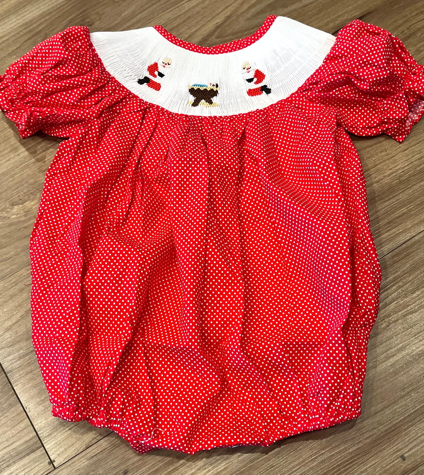 Kneeling Santa Smocked Collection