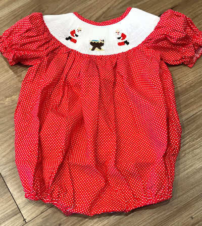 Kneeling Santa Smocked Collection