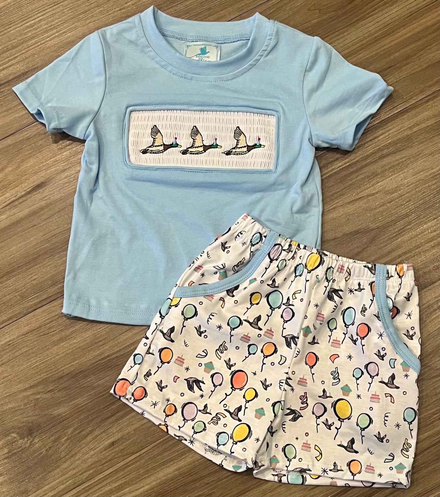 Lucky Duck Birthday Sibling Set