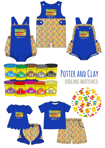 Potter and Clay Sibling Set- Preorder ETA March