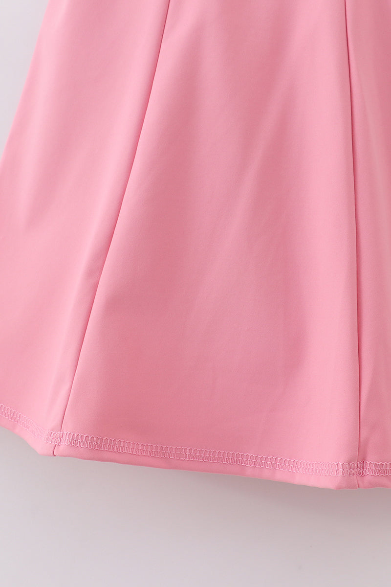 Pink active sporty tennis dress