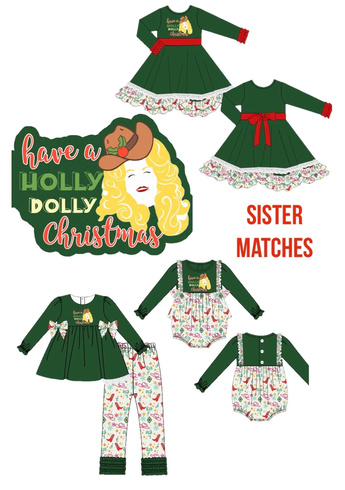 Have a Holly Dolly Christmas - EXTRAS ETA October