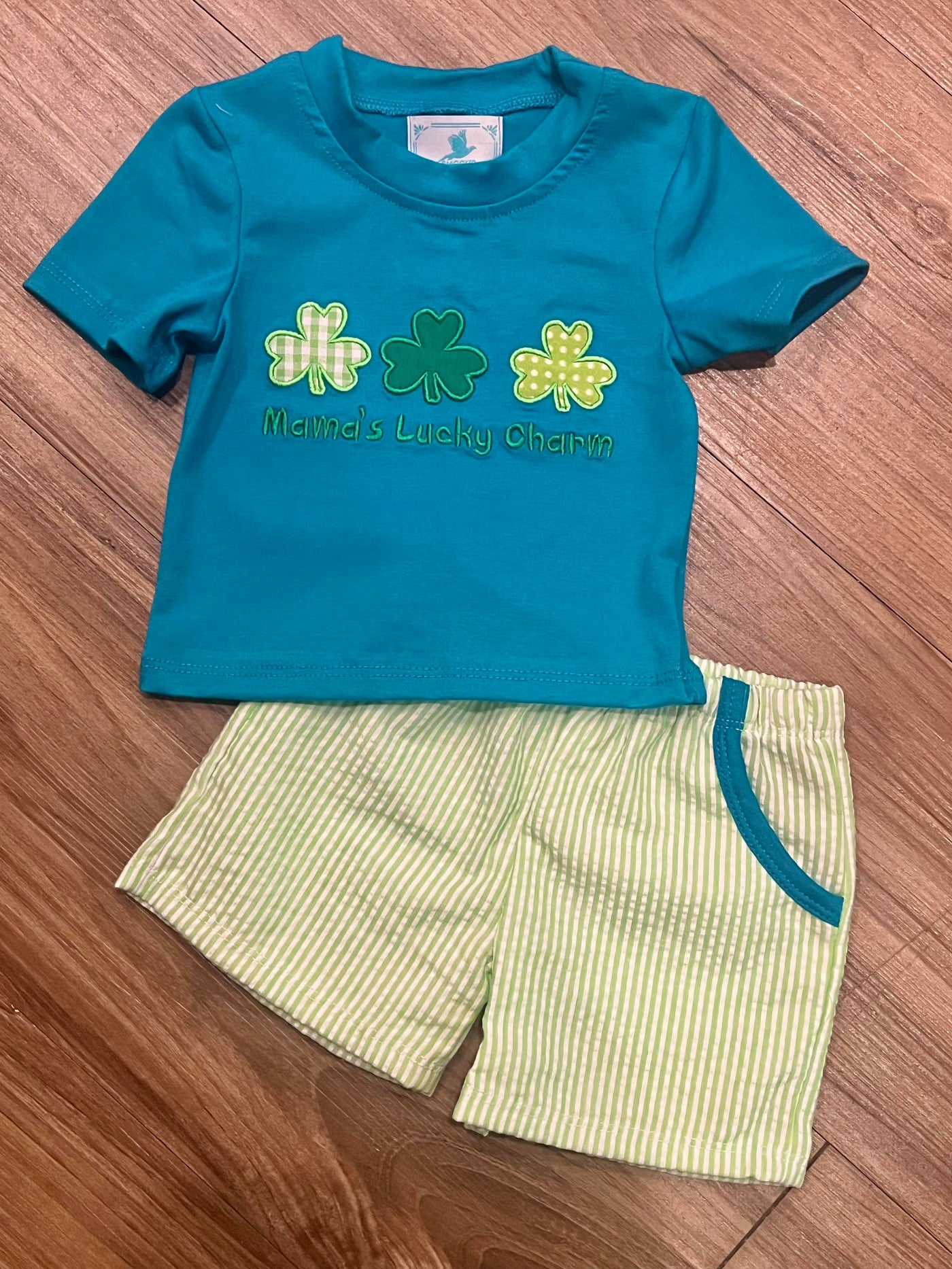 Mama's Lucky Charm Short Set