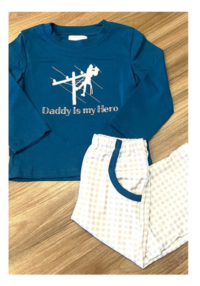 Daddy is my Hero Sibling Set