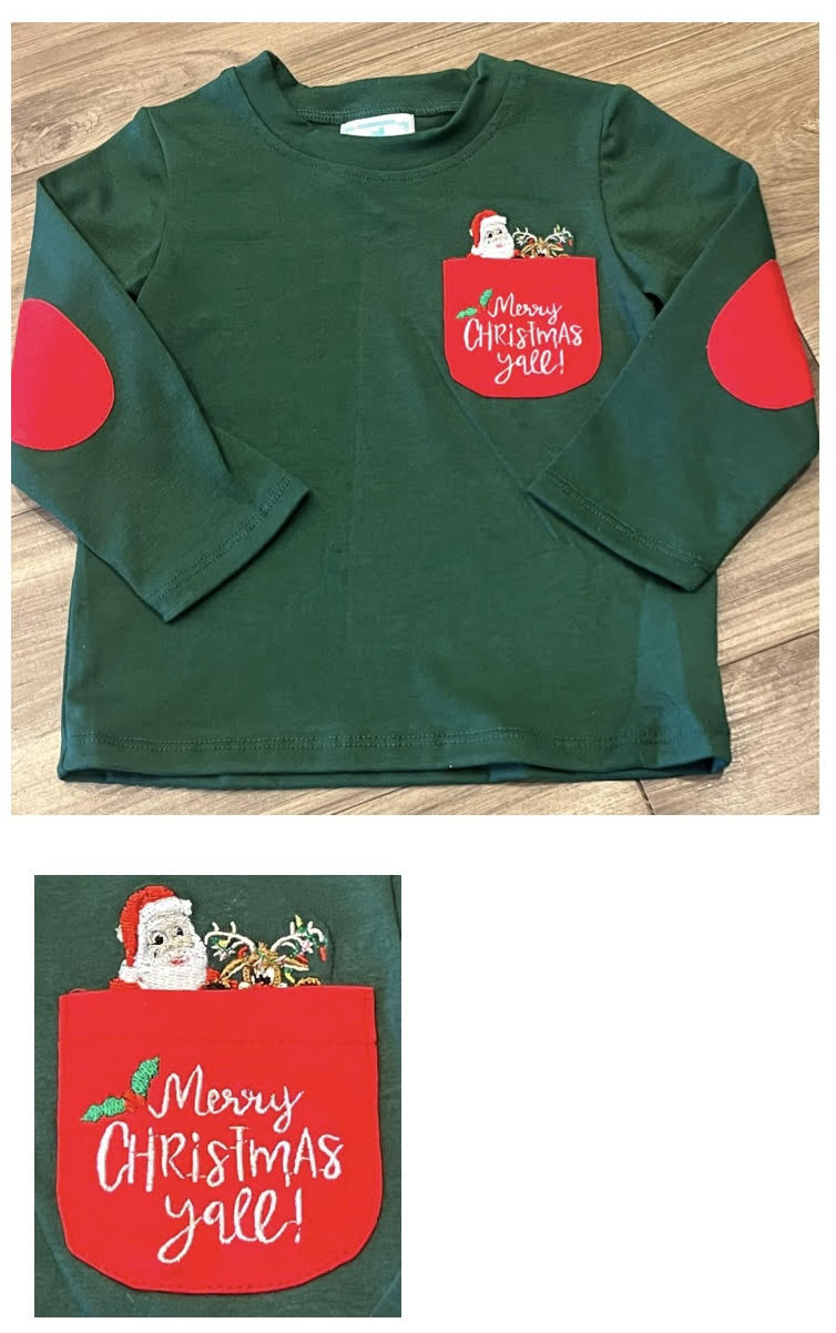 Christmas Family Pocket Shirts