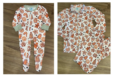 Gingerbread Matching Family Jammies