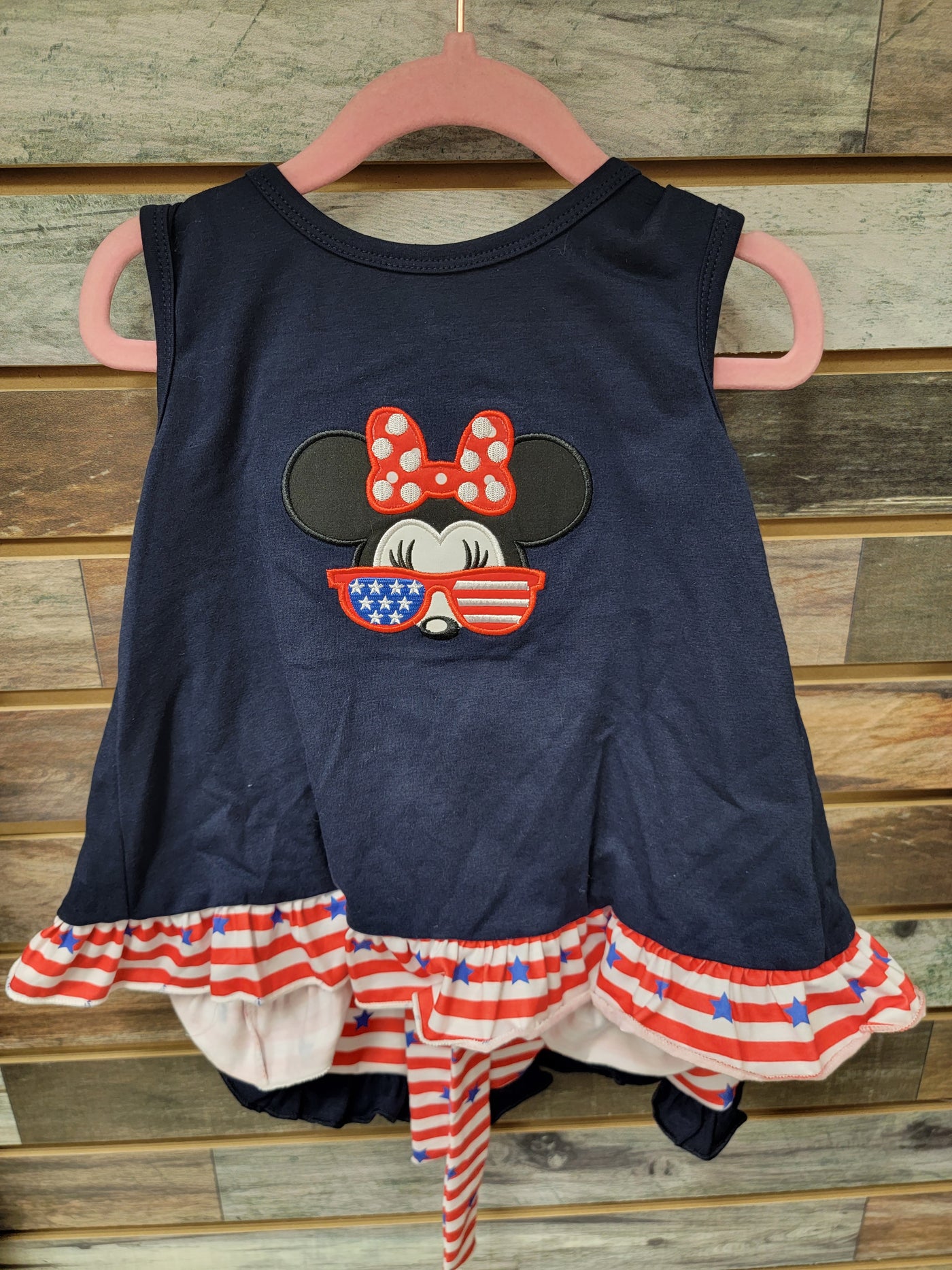 Patriotic Mouse Girl Short Set