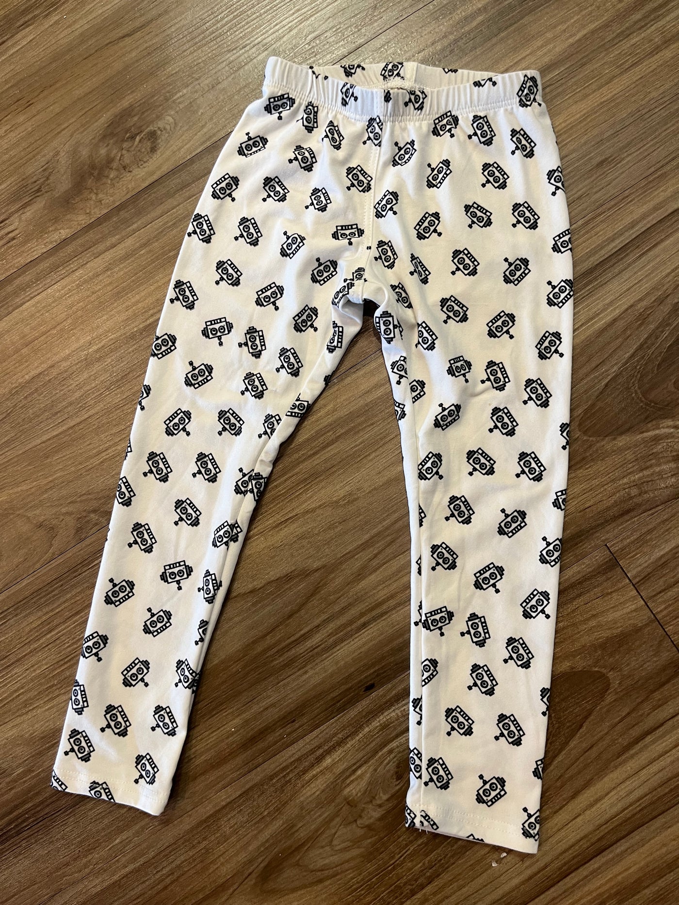 Dot Dot Smile Robot Leggings