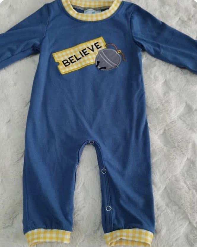 Believe Boy Romper