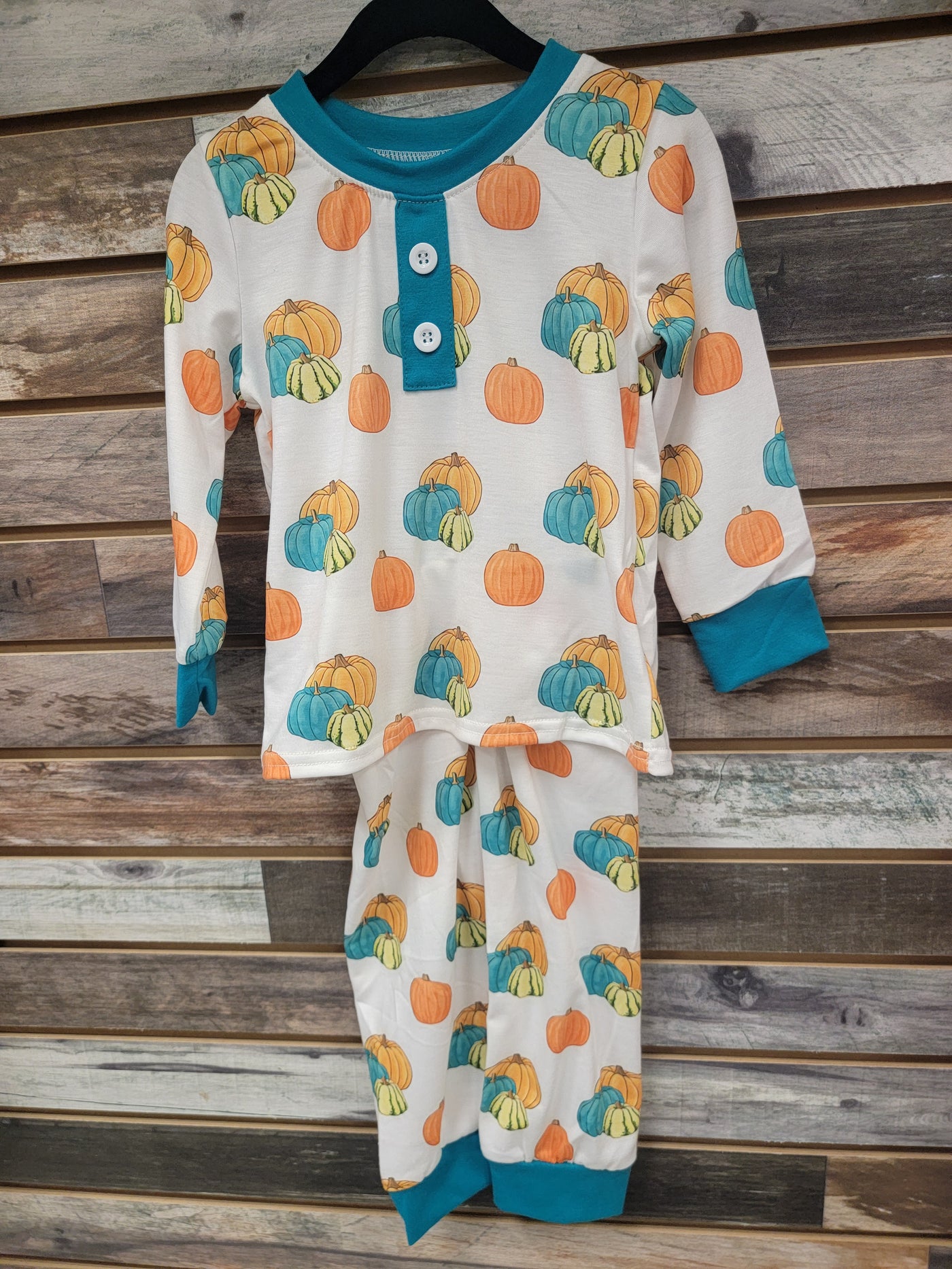 Teal Pumpkin Pajamas - Chic Thriftique