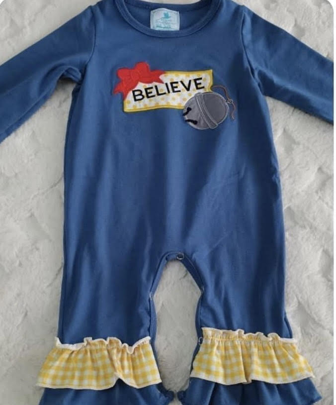 Believe Girl Romper