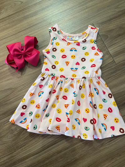 Dot Dot Smile Emojis Dress - Chic Thriftique