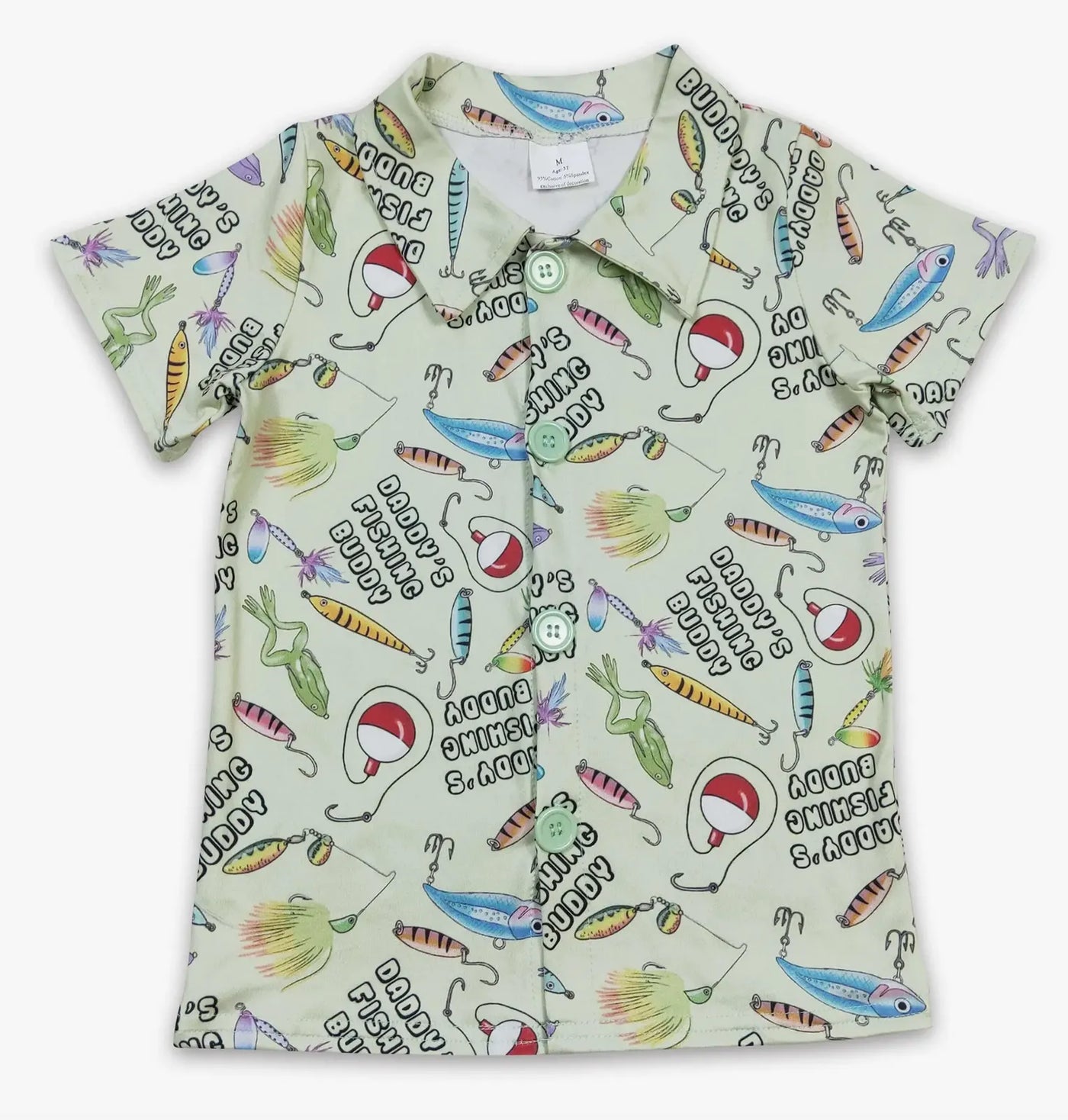 Daddy's Fishing Buddy Button-Up