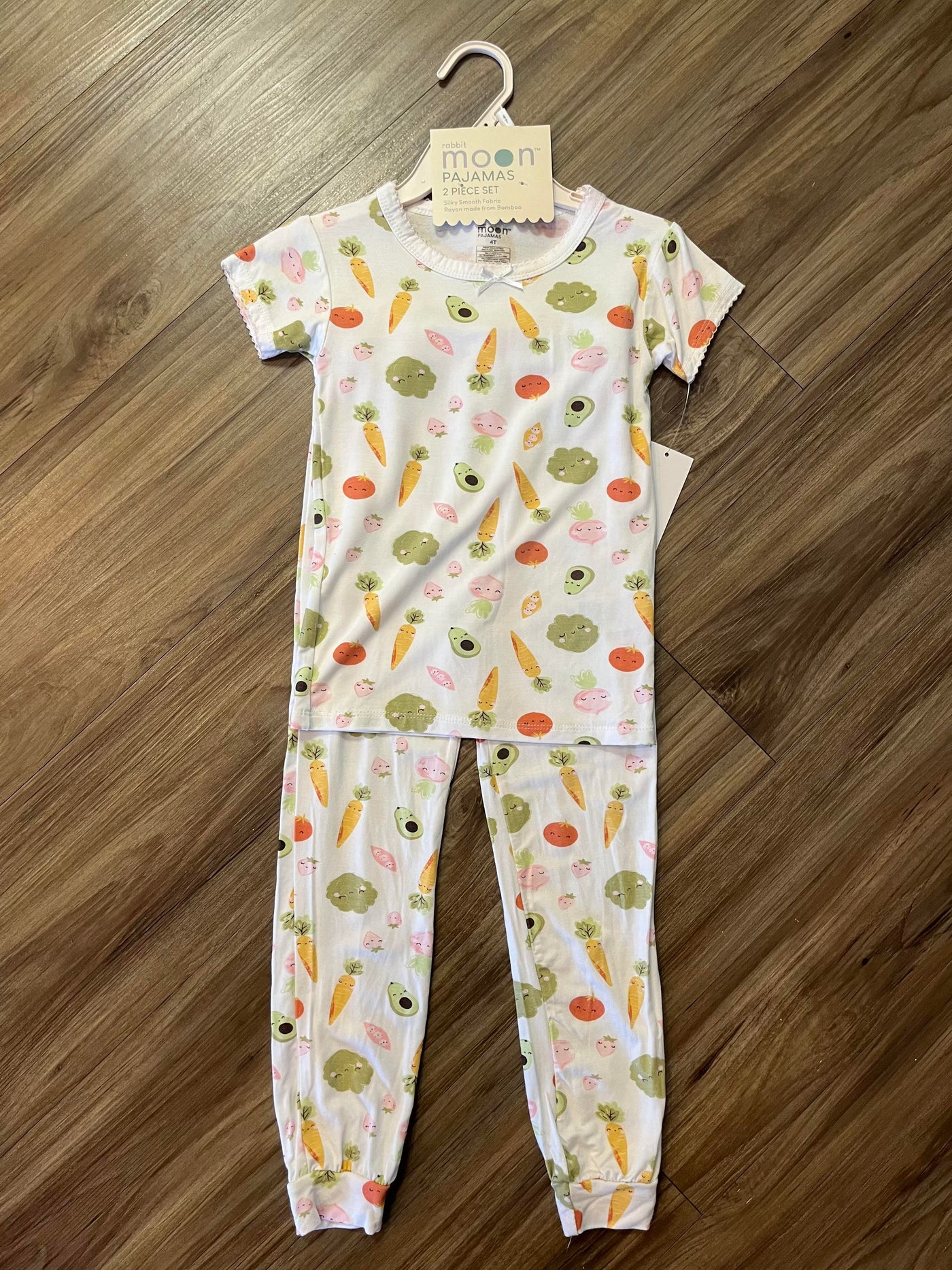 Pastel Fruits & Veggies Bamboo Pajamas